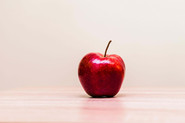 Red apple; Photo by StockSnap, Michael Grosicki
